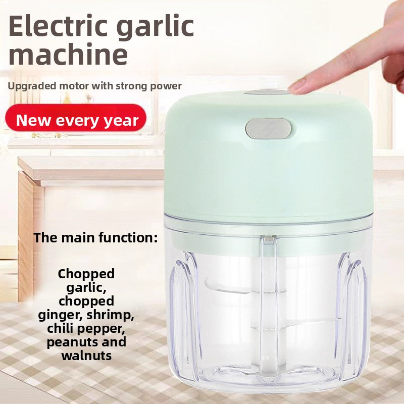 MINI GARLIC CHOPPER 🧄 USB Rechargeable - 250ml Capacity