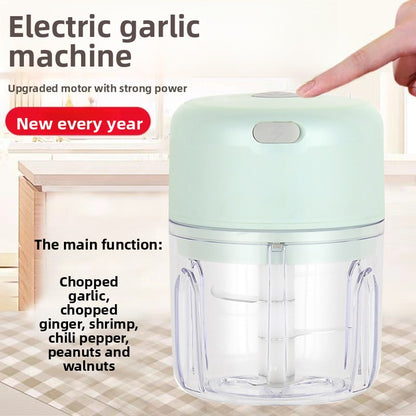 MINI GARLIC CHOPPER 🧄 USB Rechargeable - 250ml Capacity
