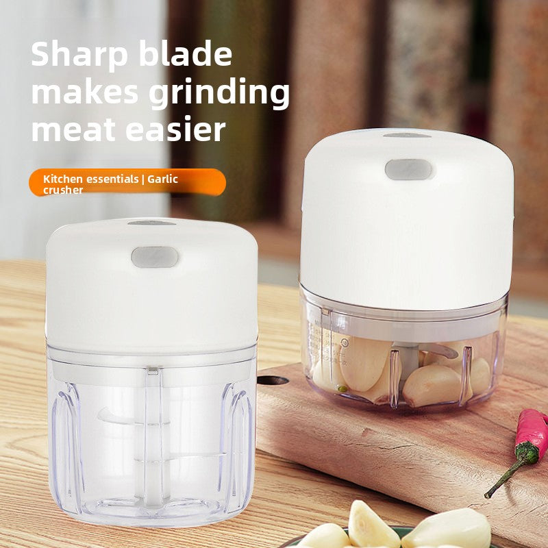 MINI GARLIC CHOPPER 🧄 USB Rechargeable - 250ml Capacity